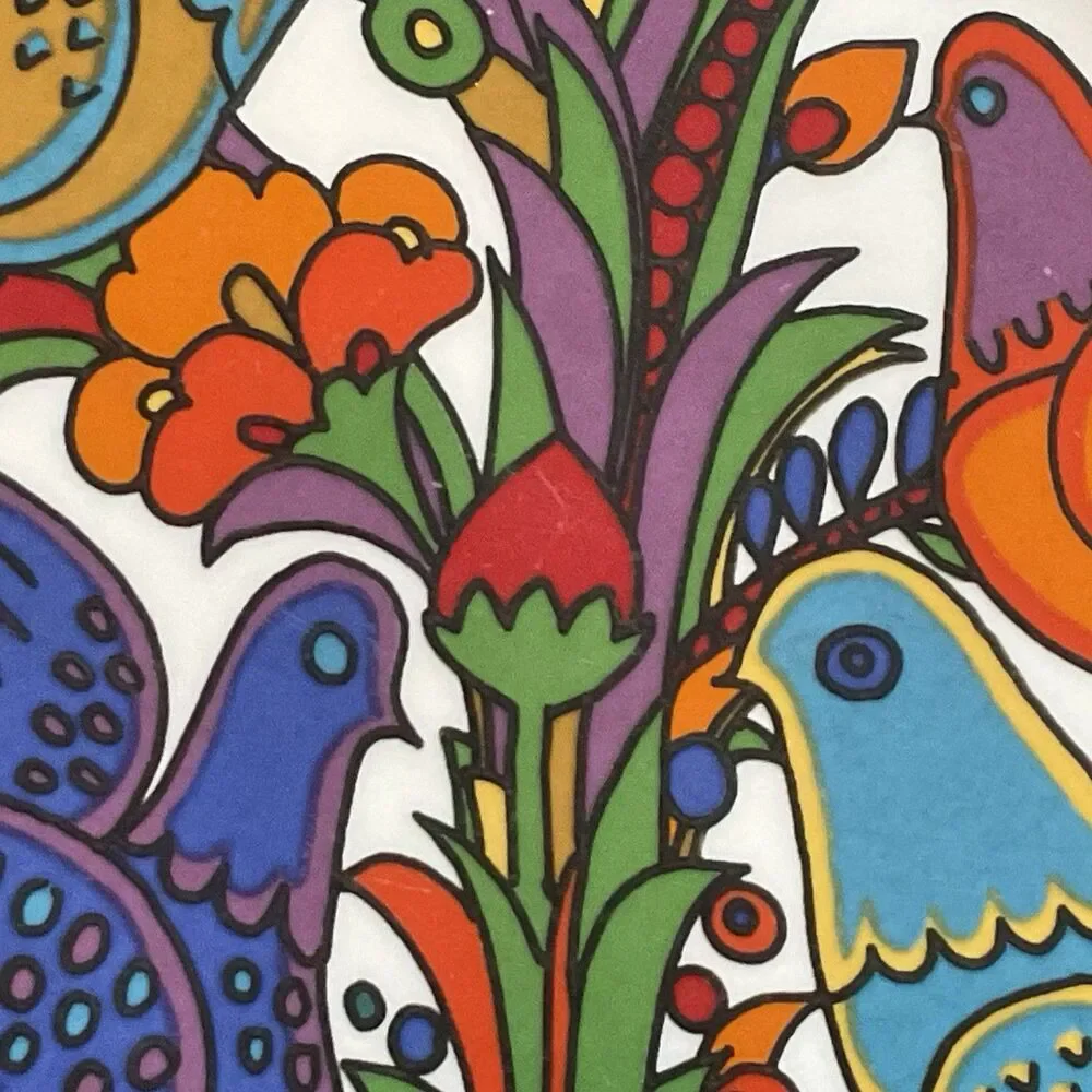 Villeroy & Boch Acapulco Salad Plate 8” Birds Flowers Luxembourg Full Graphic